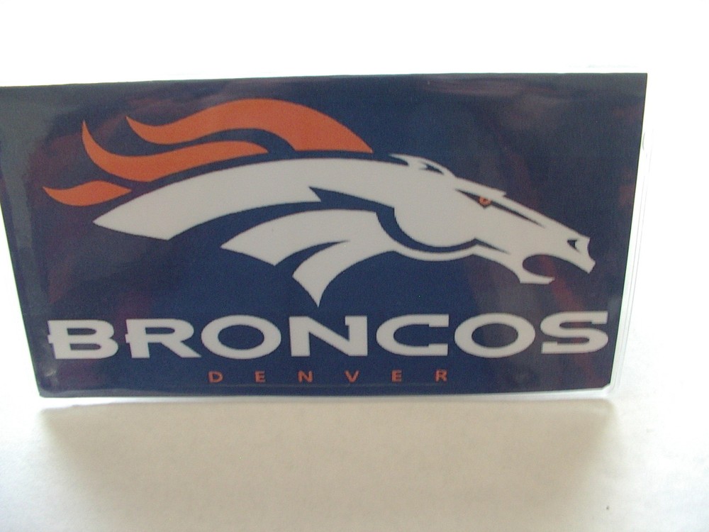 Denver Broncos Vinyl checkbook cover