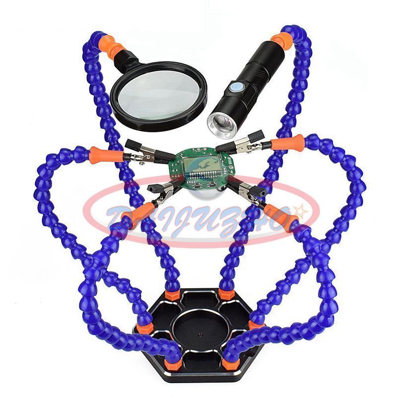 ONE Soldering Station Third Pana Hand with 6pc Helping Hands USB