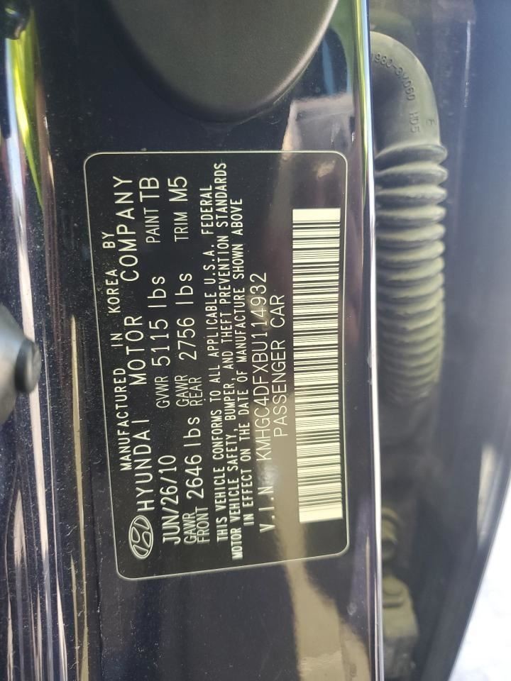 GENESIS 2011 Transmission Shift 730672