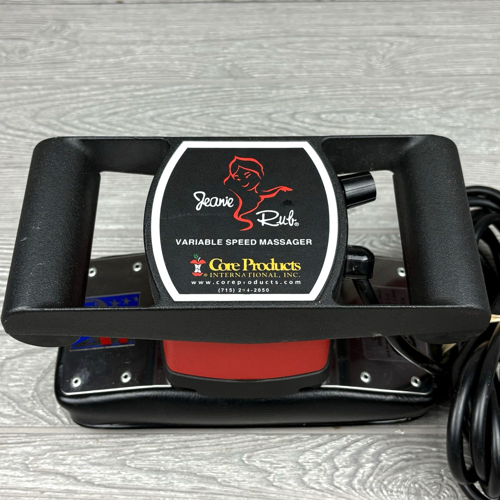Core Products Jeanie Rub Variable Speed Handheld Massager Model 3401-0 Black