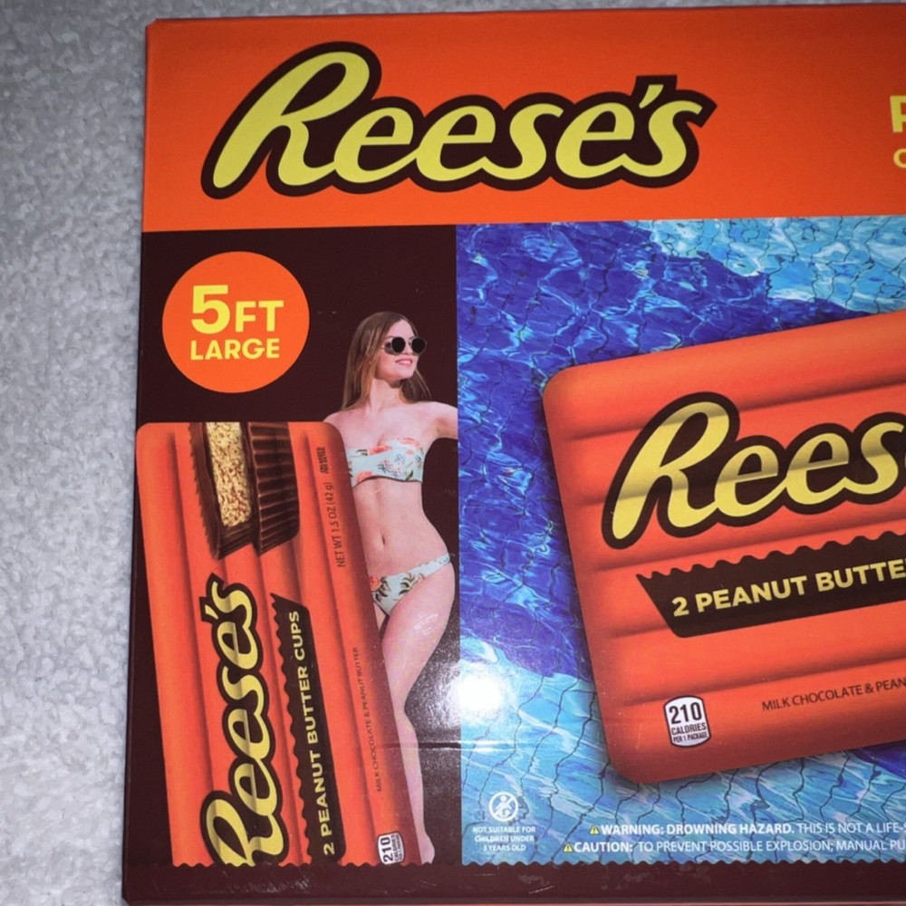 REESE’S PEANUT BUTTER CUPS POOL FLOAT 5 FOOT GIANT