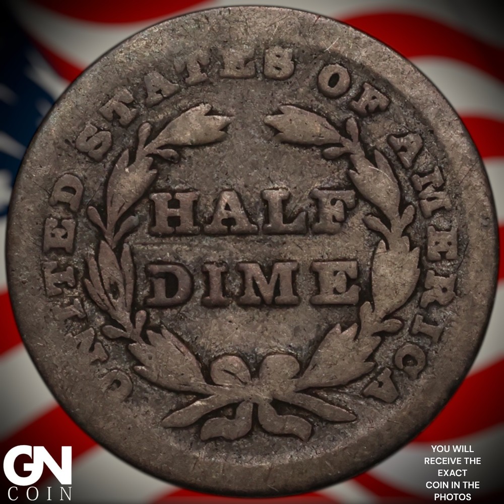 1837 Seated Liberty Half Dime A2473
