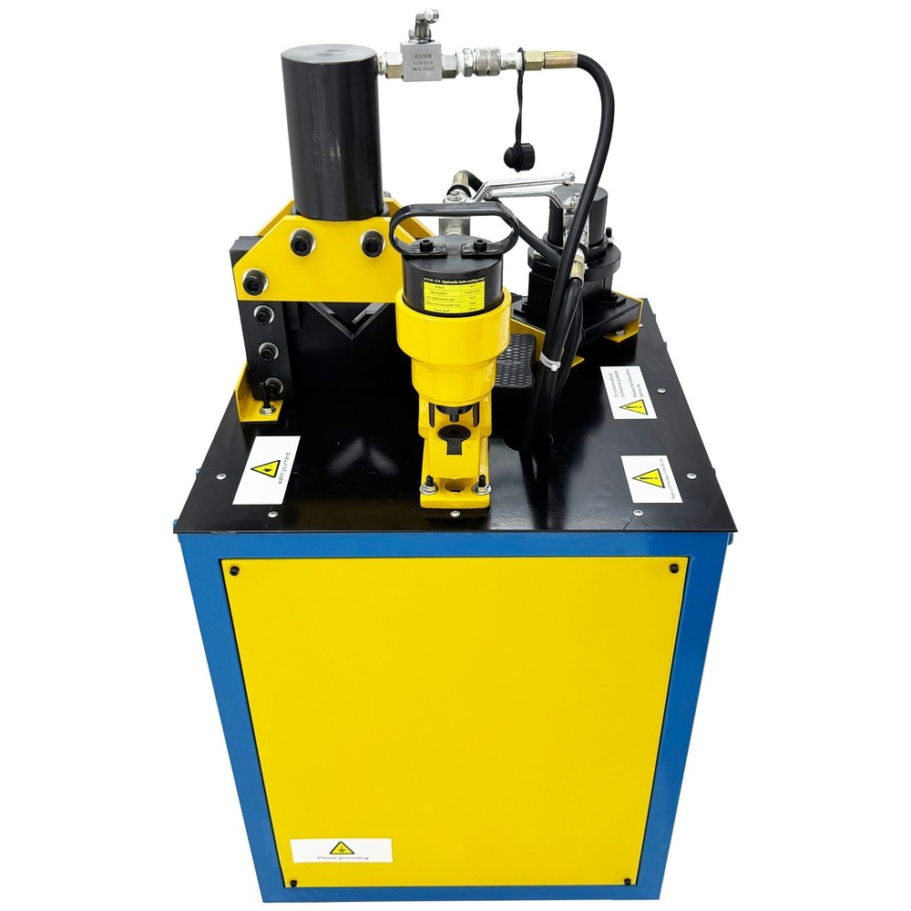 Electric Hydraulic Angle Iron Processing Machine Cutting Punching Chamfering