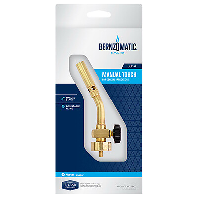 BernzOmatic UL2317 Manual Torch, Brass