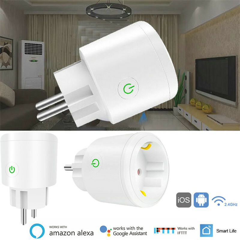 Remote Control Home Smart WiFi Power Socket Wireless Timer Switch Outlet 16A