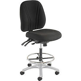 Manager Stool - 360176; Footrest Without Arms - Black