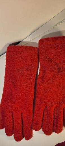 Roaman Red Fleece Gloves Size 0
