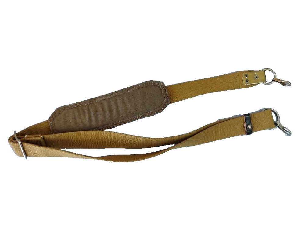 Original Soviet canvas sling with two fasteners and shoulder pad
