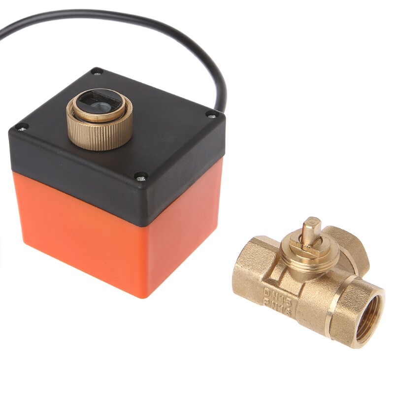 DN15/DN20/DN25/DN32 3 Way Motorized Ball Valve Electric Two Way Control ACTool