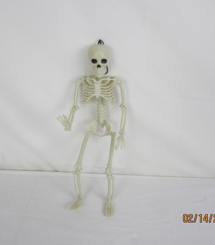 Halloween 14" Hanging Posable Skeleton