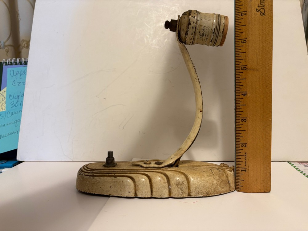 Art Deco, MCM, Metal, Wall Mount Sconce Light