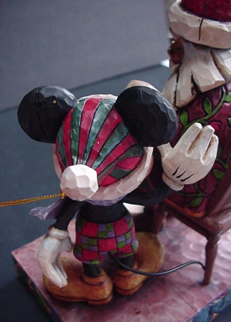 Jim Shore CHECKING IT TWICE Mickey Mouse Santa Figure