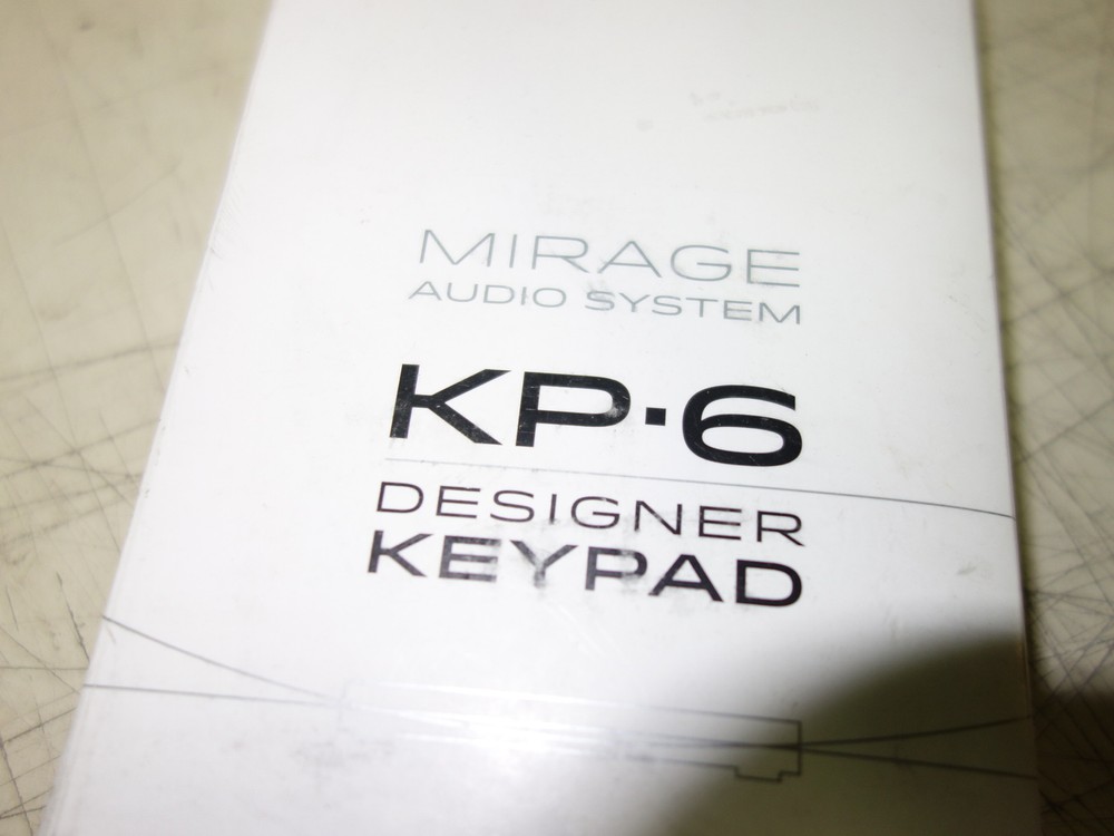 MIRAGE AUDIO SYSTEMS KP6 IN-WALL KEYPAD