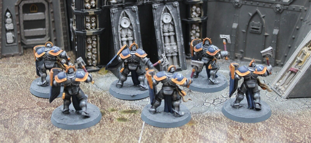 Stormcast Eternals 6x Silver Liberators, Painted, ID#1420