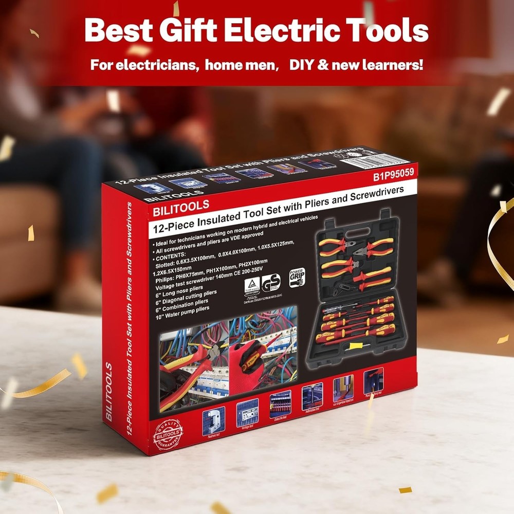 Insulated Screwdriver Set, VDE Electrician Tools