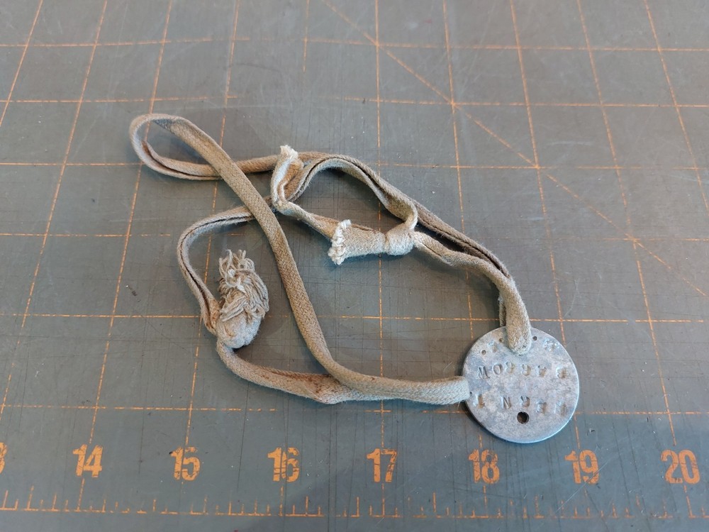 WW1 Dog Tag World Ward 1 Original
