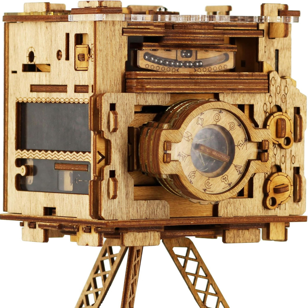 Cluebox PRO - Sherlock'S Camera - Escape Room Game - Sequential Puzzle Box - 3D