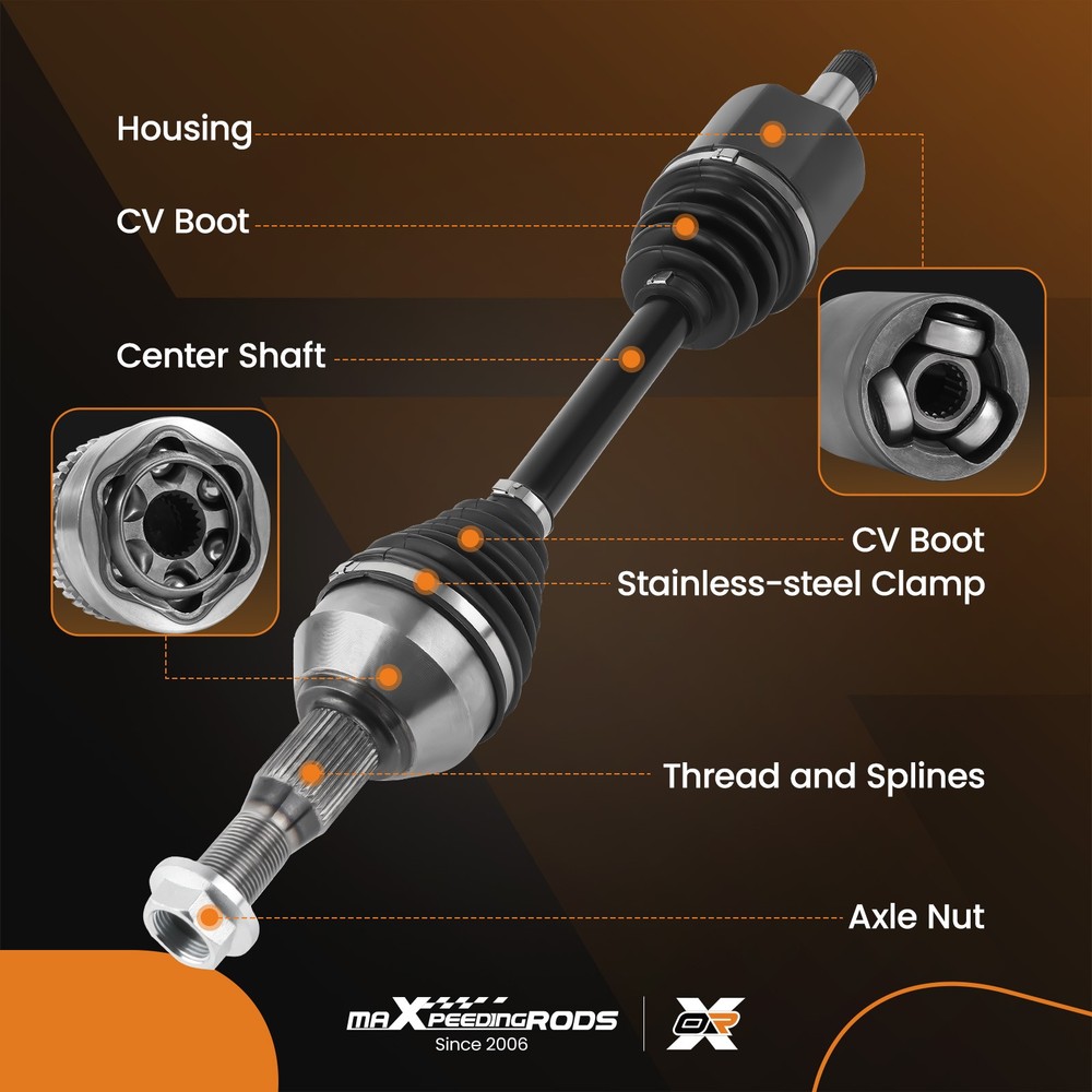 Front Passenger Side CV Axle Shaft For Chevy Impala 2000-2011 New