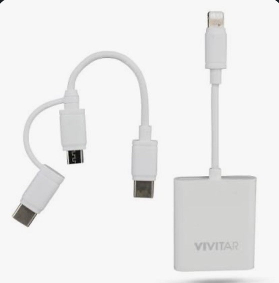 Vivitar Mobile SD and MicroSD Universal Card Reader White MOV4016 - White