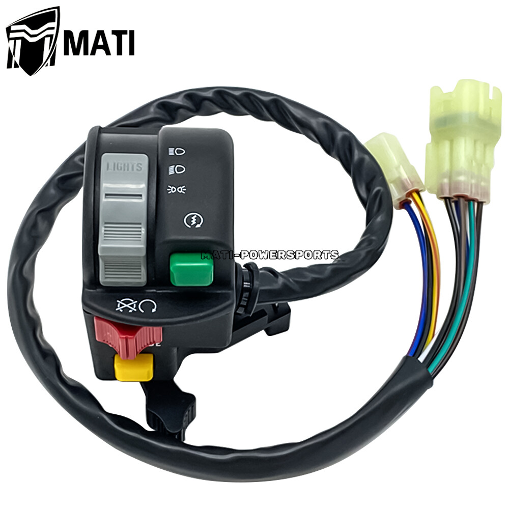 Handlebar Start Stop Kill Switch Headlight for Arctic Cat 150 250 300 DVX 2x4