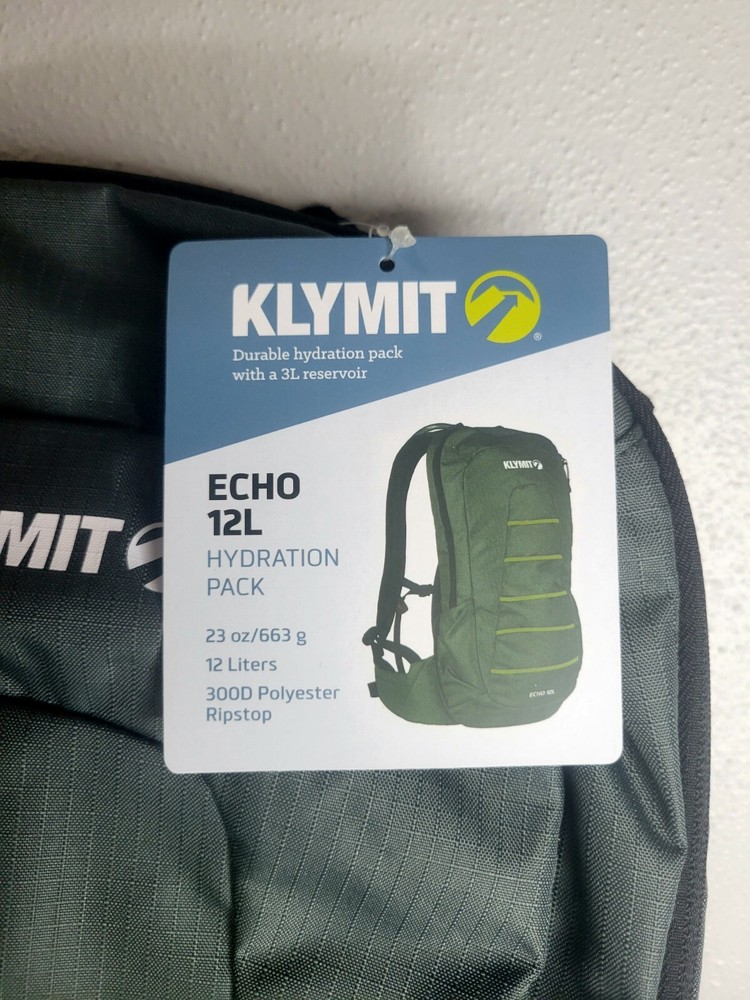 Klymit Echo 12L Hydration Pack/Bag Gray