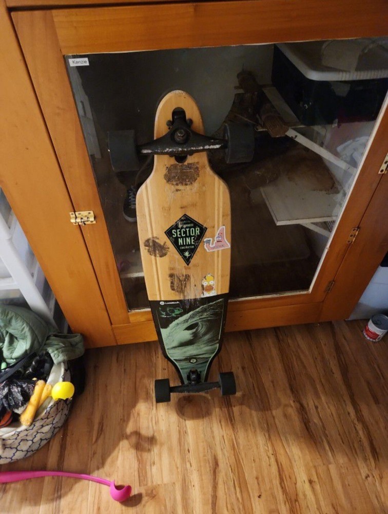 longboard skateboard complete used
