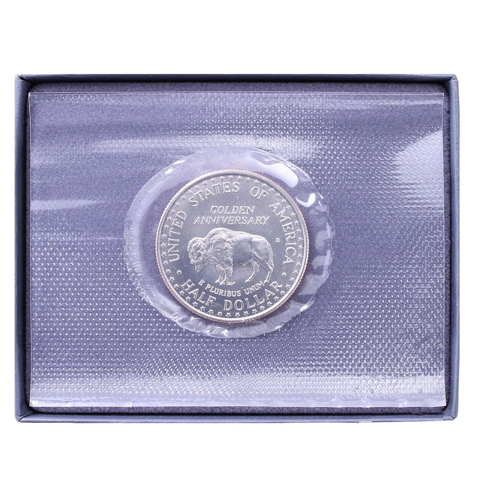 1991 D Mount Rushmore Bicentennial BU Commemorative Half Dollar Box & COA