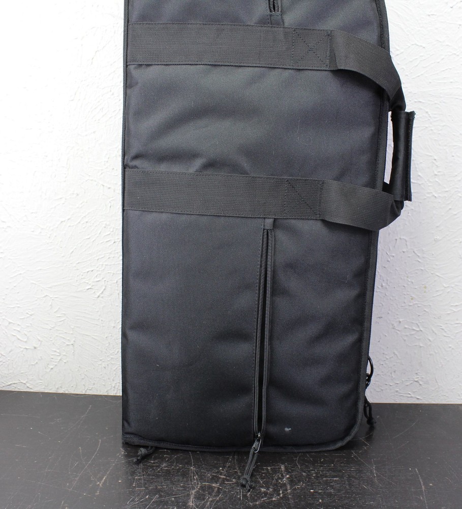 Cabelas MSR Long Gun Weapons Case W/ Side Pockets Black