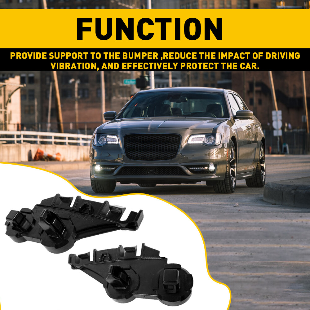 For Chrysler 300 2011-2020 Front Left & Right Bumper Support Brackets Set