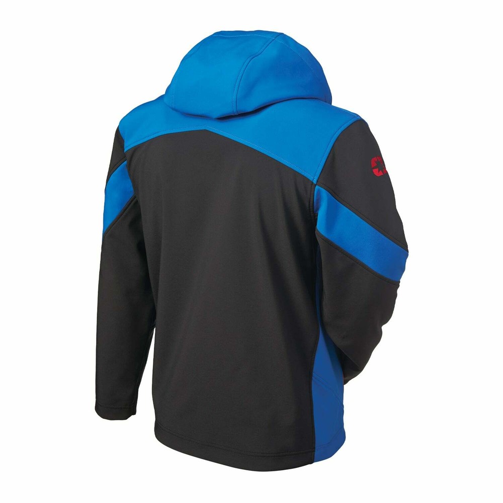 Polaris Men's Softshell Jacket - Black/Blue/Red