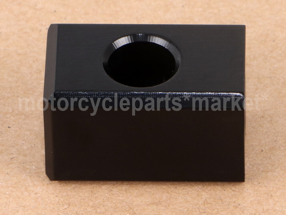 Black Motorcycle Bottom Headlight Mount Block For Harley Cruiser Chooper Custom