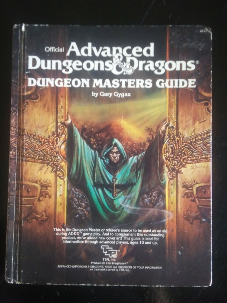 Advanced D&D: Dungeon Masters Guide by Gary Gygax, Dec 1979 Revised Ed VG+ Cond