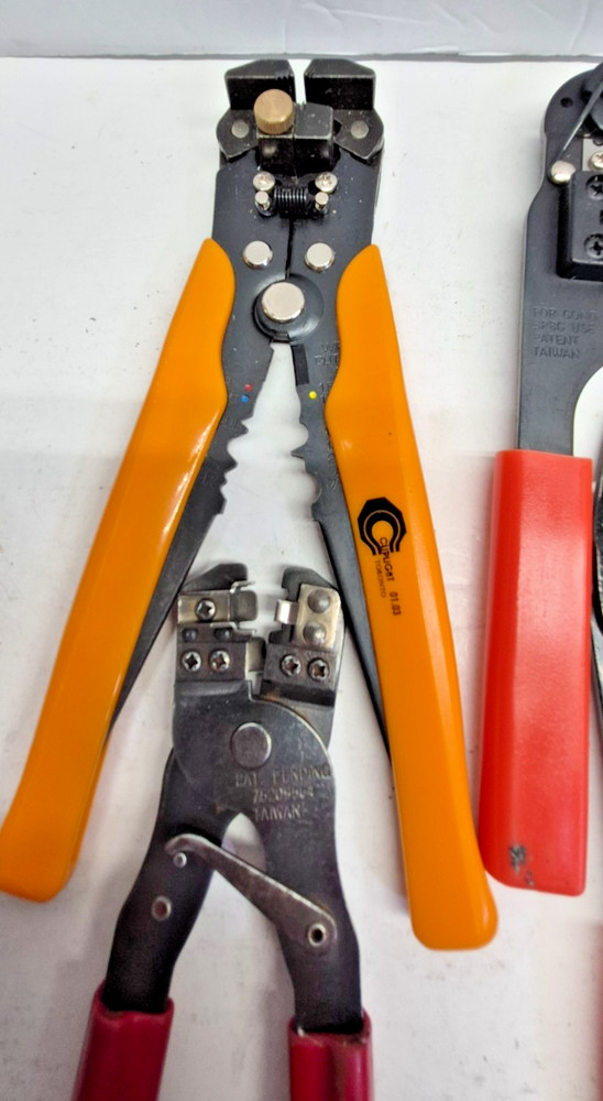 4 Network Cable Modular Crimper/Cutter/Stripper & Ratch Crimping Tools