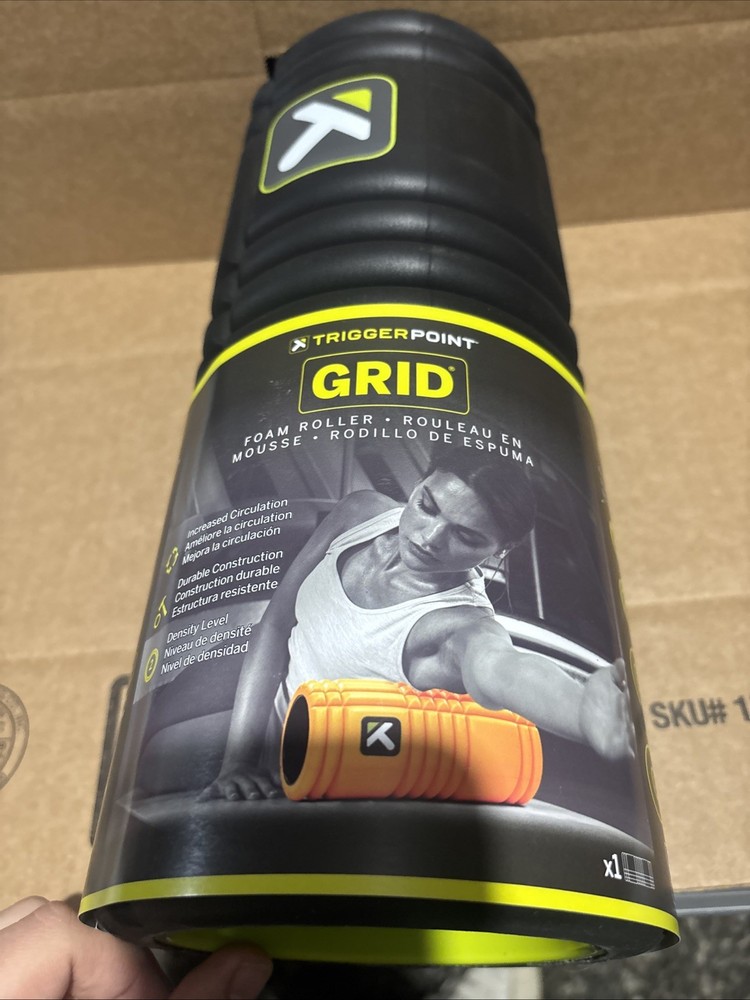 Trigger Point Performance TPT-GRDBW The Grid Black Foam Roller New! Never Used!