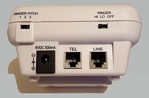 Audio/Visual Phone Notifier - Auto Hang Up - Elderly Aid - Loud Ring/Flash