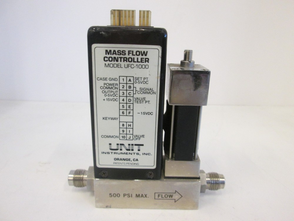 Unit Instruments, UFC-1000, Mass Flow Controller, 10 SLM, O2, Used