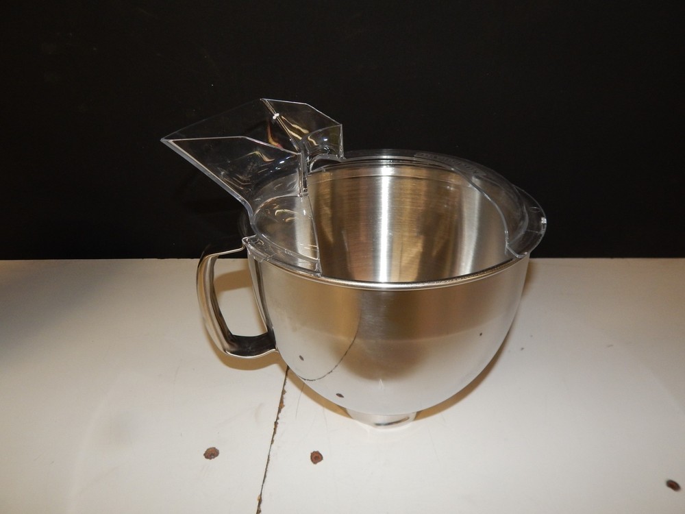 KITCHENAID 5 QUART STAINLESS MIXING  BOWL & GUARD   (TJD12)