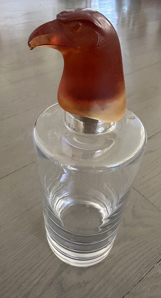 Daum France Eagle Crystal Decanter