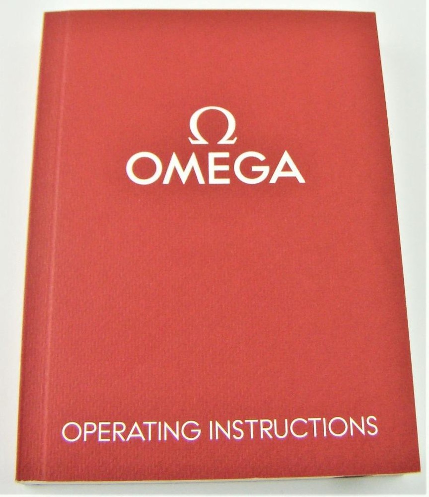 ORIGINAL OMEGA WATCH OPERATING INSTRUCTIONS MANUAL E/20 EDITION