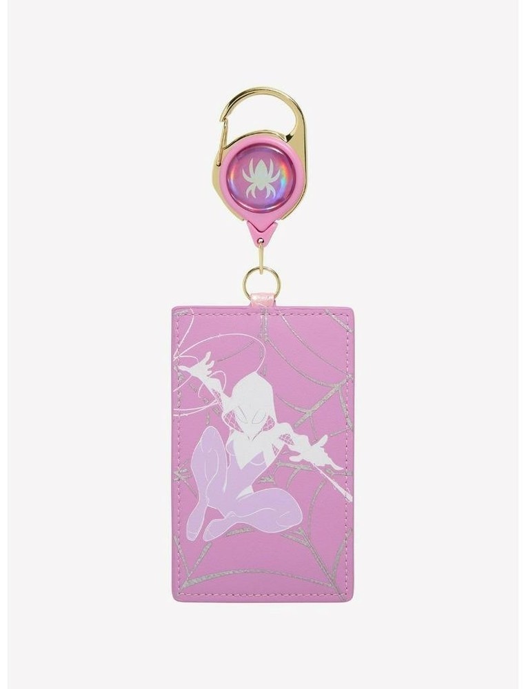 Marvel Spider-Gwen Pearlescent Retractable Lanyard Loungefly
