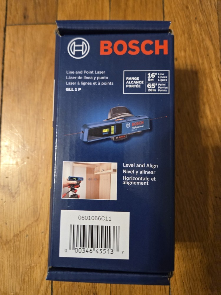 Bosch GLL 1 P Combination Point and Line Laser Level