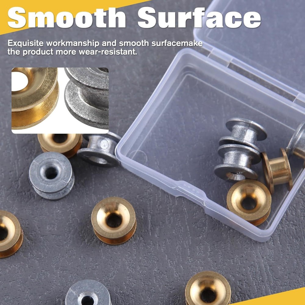 12Pcs Trimmer Head Eyelets – Replacement Parts for String Trimmers, with Storage