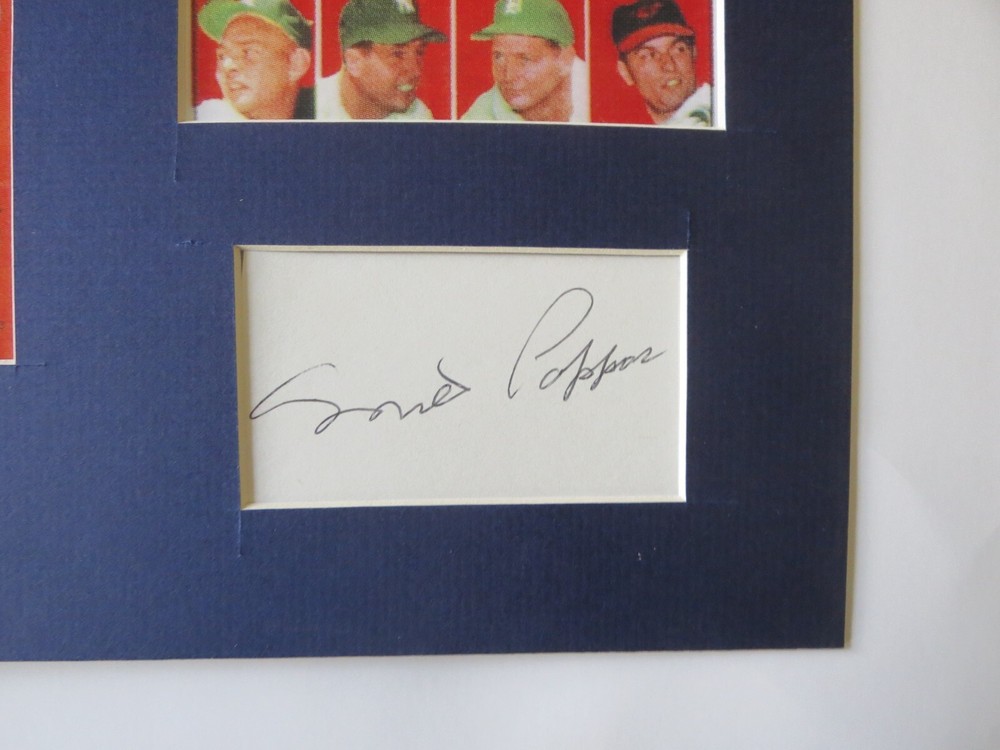 Baltimore Oriole Great - Milt Pappas & his autograph
