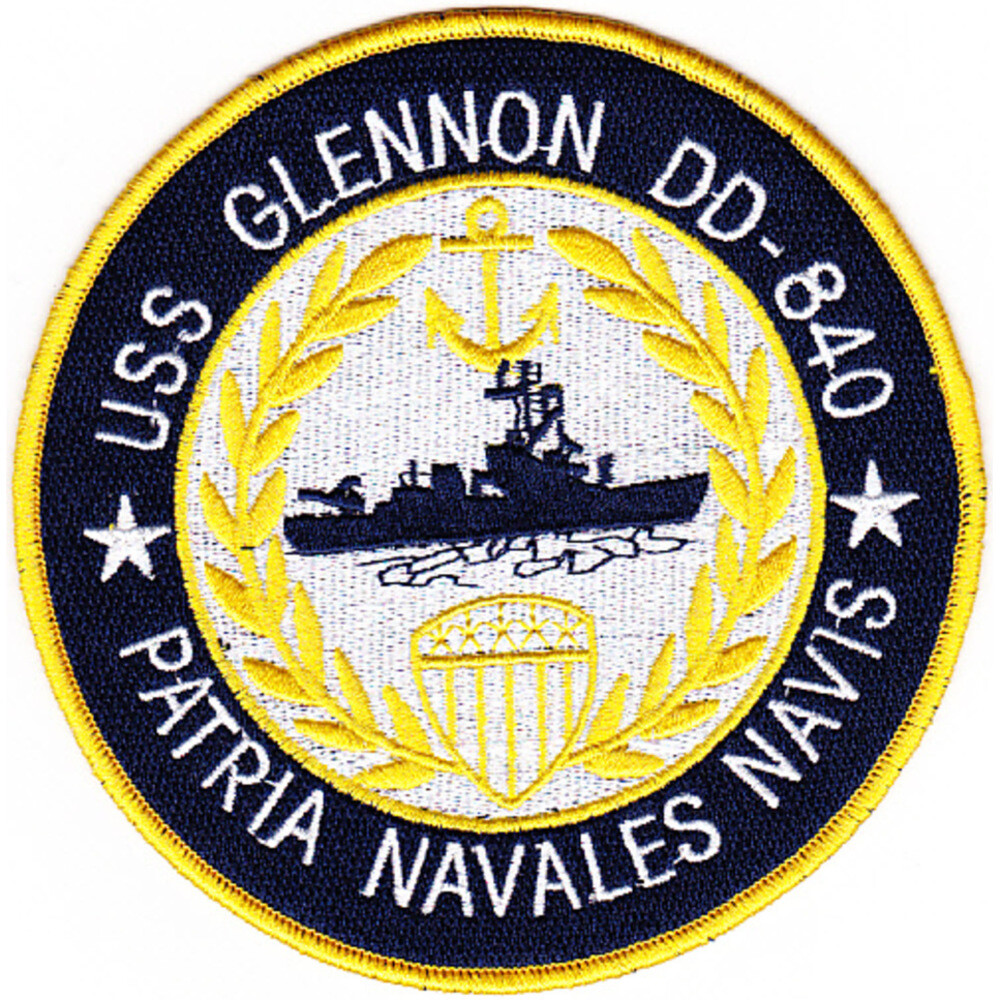DD-840 USS Glennon Patch - Version B