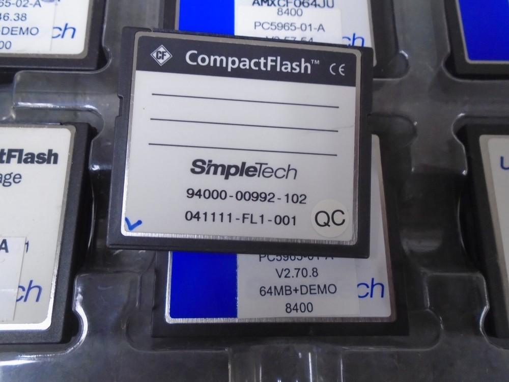 Lot of 60 CompactFlash Memory Cards SimpleTech 64MB