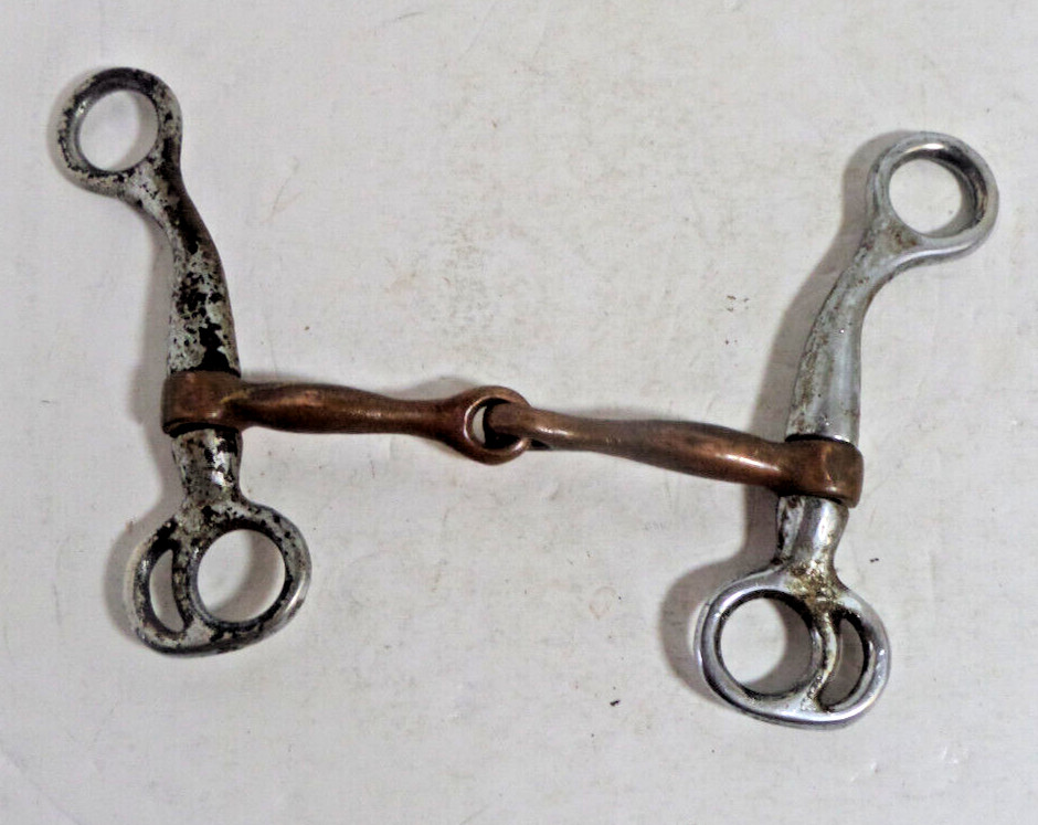 Horse bit steel copper