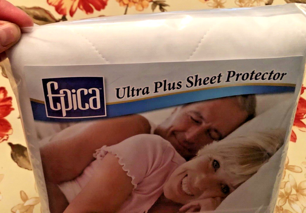Waterproof Sheet Protector - FULL SIZE - 34" x 52" Premium Ultra Plus White New