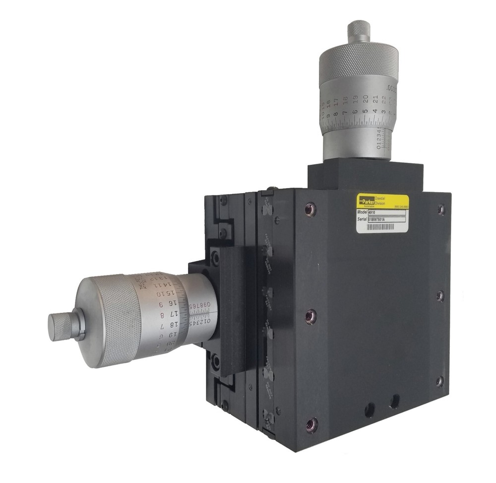 Daedal Parker 4910 Manually Driven Positioning Slide 2 Axis Linear Stage