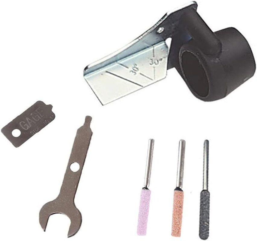6Pcs/Set Chainsaw Sharpening Attachment Kit for Dremel 1453 Chainsaw Chains Shar