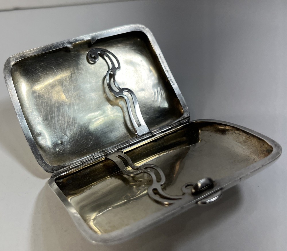 VTG Sterling Silver Cigarette Case heavy 80 grams